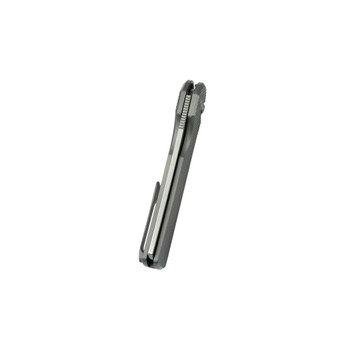 (Button Stick) Open Box/Returned KB Ikul Folding Knife Sandblast Titanium Handle M390 Razor Plain Edge Beadblast Finish KB380A