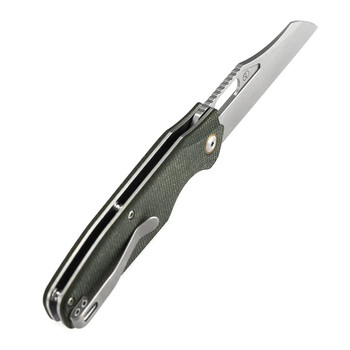 Tenable Tuckamore Folding Knife Green Micarta Handle 3.54" Stonewashed Nitro-V Blade B1052A1