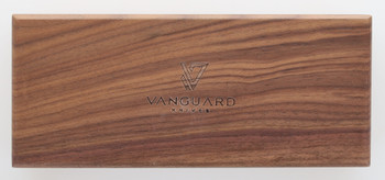 Vanguard Cheetah Integral Folding Knife Black Titanium Handle Semi-Mirror Polished DLC VG10 Steel