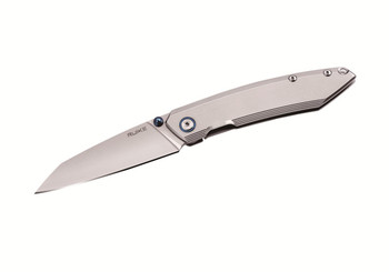 Ruike P831-SF Knife Stainless Steel Handle Sandvik 14C28N Plain Edge RKEP831SF