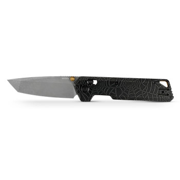 Vosteed Parallel Folding Knife Acid Wash Black Titanium Handle 2.90" Acid Wash & Stonewash CPM S35VN Tanto Blade A3522