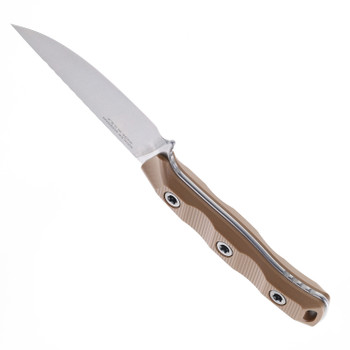 Microtech Akris Fixed Blade Dark Earth G10 Handle Stonewash M390MK Blade 95-10DE-6
