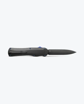 Benchmade Autocrat OTF Automatic Knife Black G10 Handle S30V Double-Edged Dagger DLC Blade 3400BK