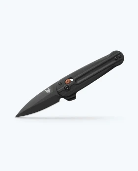 Benchmade Lowden Axis Lock/Flipper Folding Knife Black G10 Handle S90V Black Spear Point Blade 491BK-02