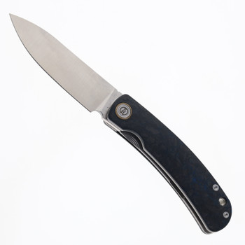 (No Box) Maxace Beetle 1 Folding Knife Carbon Fiber/Titanium Handle S90VPlain Edge MBT02