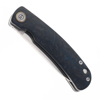 (No Box) Maxace Beetle 1 Folding Knife Carbon Fiber/Titanium Handle S90VPlain Edge MBT02