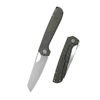 ラン KB Elang Folding Knife Flamed Titanium Handle S35VN Sheepsfoot
