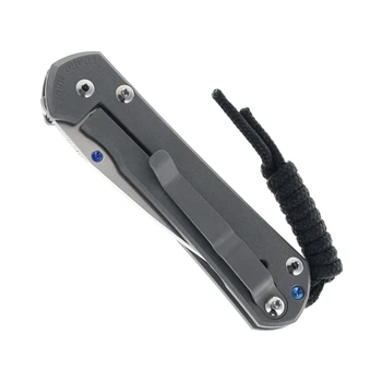 (LEFT-HANDED) Chris Reeve Small Sebenza 31 Folding Knife Titanium Handle Drop Point Blade Magnacut S31-1001