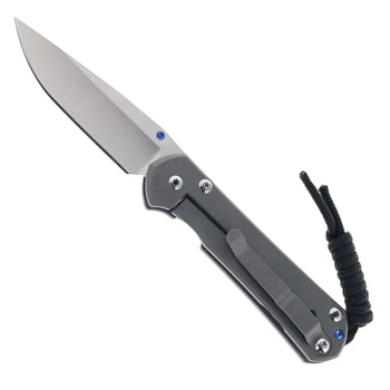 (LEFT-HANDED) Chris Reeve Small Sebenza 31 Folding Knife Titanium Handle Drop Point Blade Magnacut S31-1001