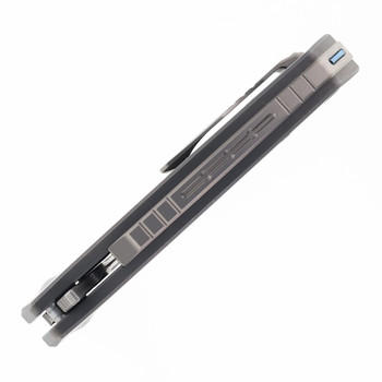 (No Box-Scratched) Maxace Balance 10th Anniversary Folding Knife Titanium Handle Mokume Inlays M390 Blade MM32-1-F