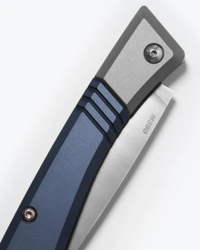 Benchmade Successor Slip Joint Folding Knife Crater Blue Aluminum Handle Satin Drop Point M390 Blade 315