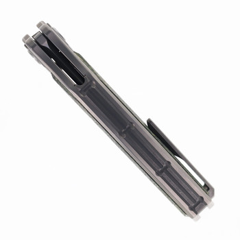 (No Box) Maxace XI Pocket Knife Titanium Handle Green Carbon Fiber Inlay CPM- S110V Blade Steel M02C