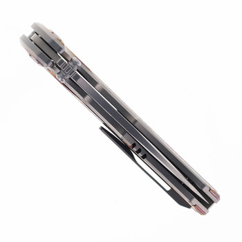 (No Box) Maxace Corvus III Folding Knife Titanium Handle Timascus Inlays M390 Blade MC302