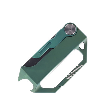Rike Multifunctional Tool Green 6AL4V Titanium Hasp-G