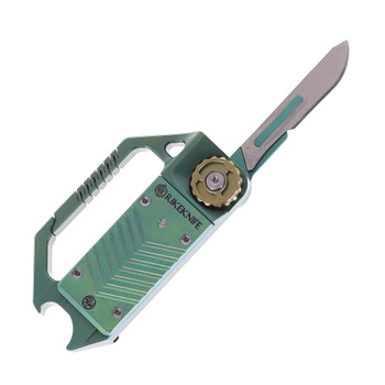 Rike Multifunctional Tool Green 6AL4V Titanium Hasp-G