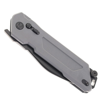 Ketuo Daedalus Folding Knife Gray G10 Handle 14C28N Plain Edge TiC Coated Finish Daedalus GY/B