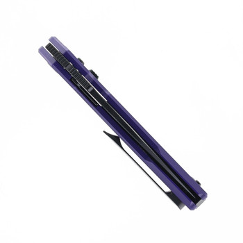 Ketuo Daedalus Folding Knife Purple G10 Handle 14C28N Plain Edge TiC Coated Finish Daedalus PUR/B