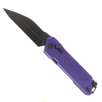 Ketuo Daedalus Folding Knife Purple G10 Handle 14C28N Plain Edge TiC Coated Finish Daedalus PUR/B