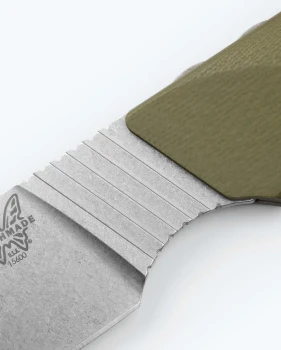 Benchmade Raghorn Fixed Blade Knife OD Green G10 Handle S30V Satin Drop Point Blade 15600-01