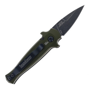 (No Box) Kershaw Launch 12CA Automatic Knife Olive Green Aluminum Handle 1.90" BlackWash CPM 154 Blade 7130OLBW
