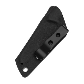 Kansept Parr Fixed Blade Knife Shred Carbon Fiber Handle Damascus Drop Point Plain Edge G011A4