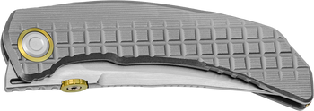 (Stiff Detent) Open Box/Returned Limited Edition Kizer Premium X-Series SZLACHTA Hand-brushed Titanium Handle Folding Knife M390 Blade ZX-FK02A2