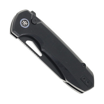Remette RT-Camel Folding Knife Black G10 Handle Black 14C28N Plain Edge Titanium-Plated Blade RTCMLA