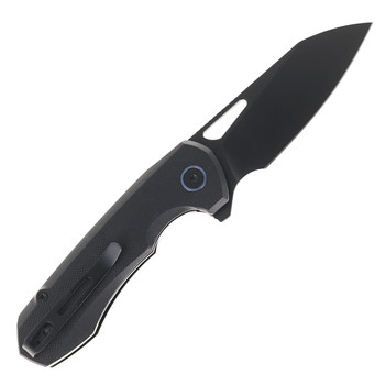 Remette RT-Camel Folding Knife Black G10 Handle Black 14C28N Plain Edge Titanium-Plated Blade RTCMLA