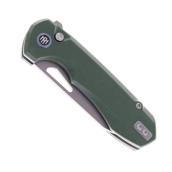 Remette RT-Camel Folding Knife Green G10 Handle 14C28N Plain Edge Ceramic Sandblasted Finish RTCMLB