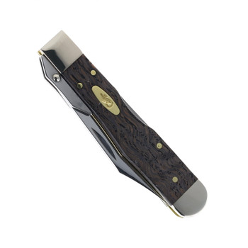 Case Cutlery Cheetah Cub Slip Joint Folding Knife Black Curly Oak Wood Handle Stainless  14013