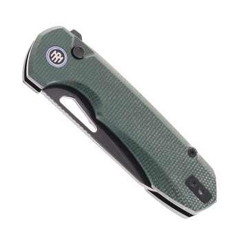 Remette RT-Camel Folding Knife Burgundy Micarta Handle 14C28N Plain Edge Black Titanium-Plated Stonewashed Blade RTCMLE