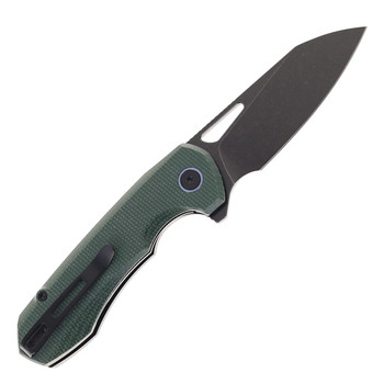 Remette RT-Camel Folding Knife Burgundy Micarta Handle 14C28N Plain Edge Black Titanium-Plated Stonewashed Blade RTCMLE