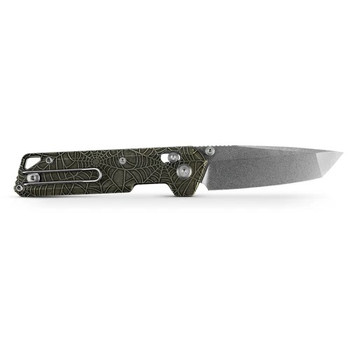 Vosteed Parallel Folding Knife Titanium Handle S35VN Plain Edge Stonewash Finish A3523