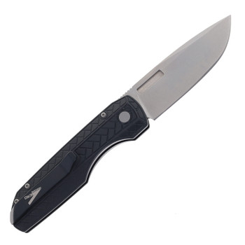 Pro-Tech Vero Synapse 2 Automatic Knife Black Herringbone Aluminum Stonewashed MagnaMax VERO2105-MM
