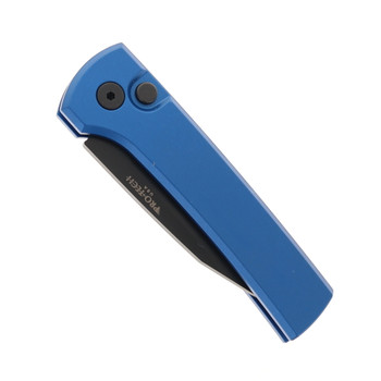 Pro-Tech Knives Chaves Scapegoat Automatic knife Blue Aluminum handle DLC MagnaMax Blade RCS1103-BLUE