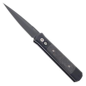Pro-Tech Godfather 905-LTD TC Black Automatic Knife TechnoCarbo Carbon Fiber 154CM