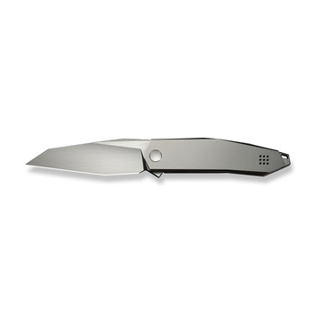 WE Knife Tally Folding Knife Polished Bead Blast Titanium Handle M390 Reverse Tanto Plain Edge Hand Rubbed Satin Finish Limited Edition WE23090-2