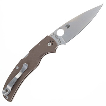 Spyderco Native Chief Sprint Run Brown G-10 CPM 15V Folding Knife C244GPBN15V