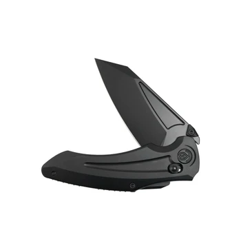KB Sumo Crossbarlock Folding Knife DLC Titanium Handle M390 Plain Edge DLC Finish KB400H
