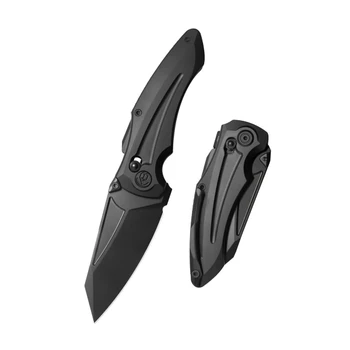 KB Sumo Crossbarlock Folding Knife DLC Titanium Handle M390 Plain Edge DLC Finish KB400H