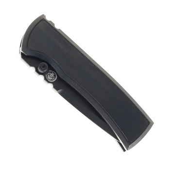 Chaves Redencion Street Integral Magnetic Scale Folding Knife Black PVD Titanium Handle Black PVD M390 Drop Point Blade