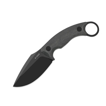 Kizer Cabox II Fixed Blade Knife Black Micarta Handle AEB-L Drop
