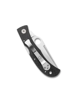 Spyderco Jess Horn Back Lock Folding Knife Carbon Fiber CPM Cru-Wear Exclusive C38CFP