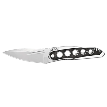 ArtisanCutlery Sudden Folding Knife Black Carbon Fiber Handle S35VN Drop Point Plain Edge Stonewash Finish 1890G-CF