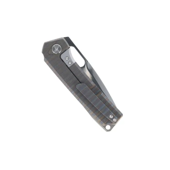 Vanguard Breaker Integral Pocket Knife Flame Titanium Handle Super-Mirror Vanax Blade