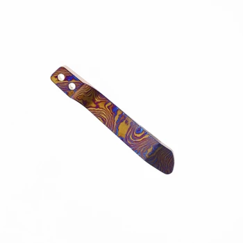 Vanguard Breaker Integral Pocket Knife Flame Titanium Handle Super-Mirror Vanax Blade