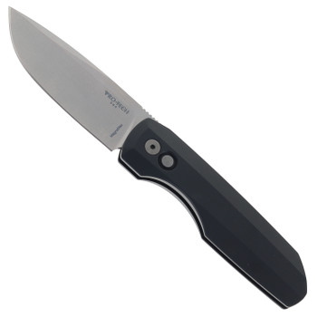 Pro-Tech Vero Synapse 2 Automatic Folding Knife Black Aluminum Stonewashed MagnaMax Blade VERO2101 MM