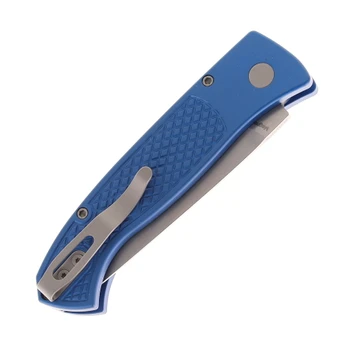 Pro-Tech Walter Brend Classic Automatic Knife Blue Diamond Aluminum 3.35" Stonewashed MagnaCut WB1105 Blue
