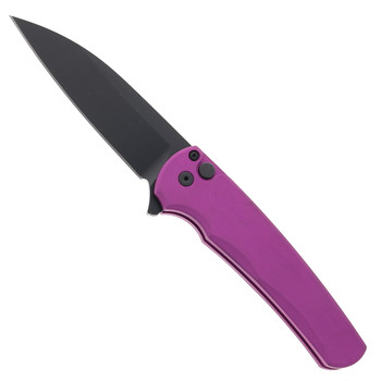 Pro-Tech Malibu Button Lock Knife Purple Aluminum 3.25" DLC MagnaCut Wharncliffe 5303-Purple