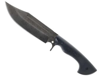 Work Tuff Gear PWB-7C Fixed Blade SK85 Hand Rub APO Blade Black G10 Handle